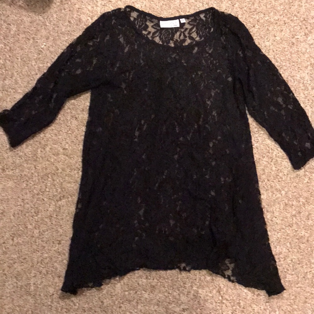 Sheer black dress